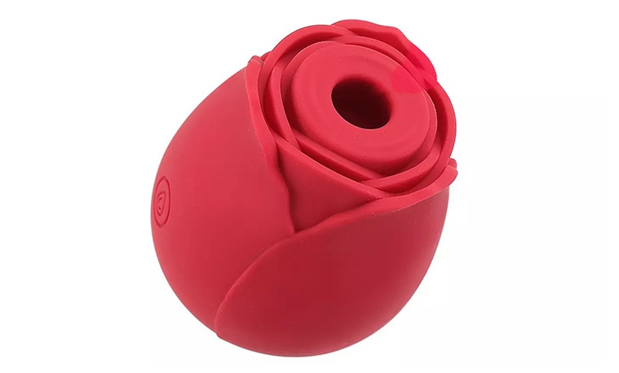 Image 2: Stimulateur de clitoris multifonctions en forme de rose