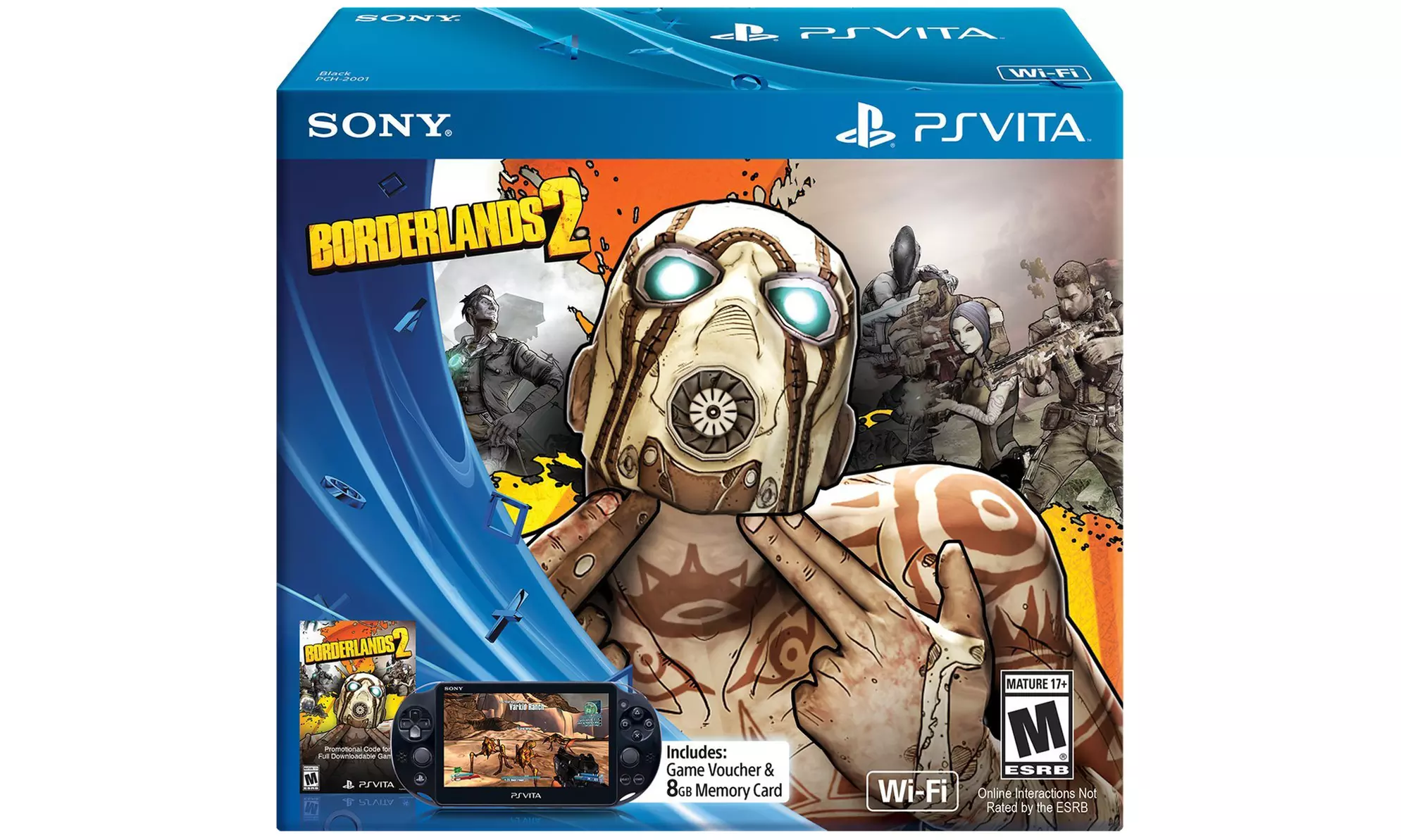 PlayStation Vita WiFi Console with Borderlands 2 - Primary Image