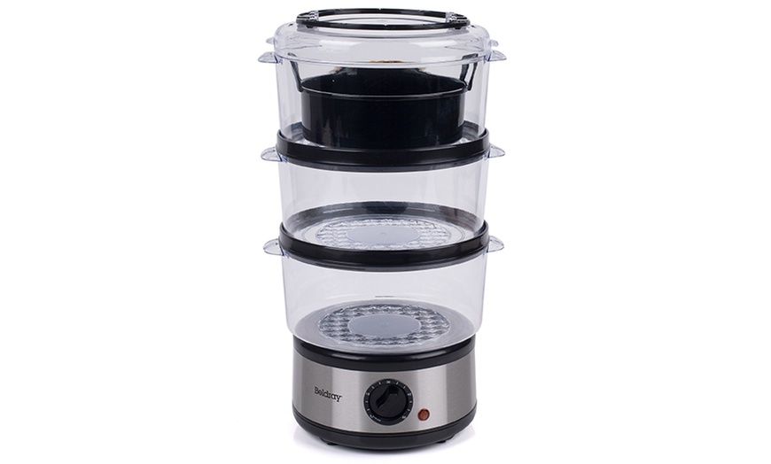 Image 10: Beldray 3-Tier Food Steamer