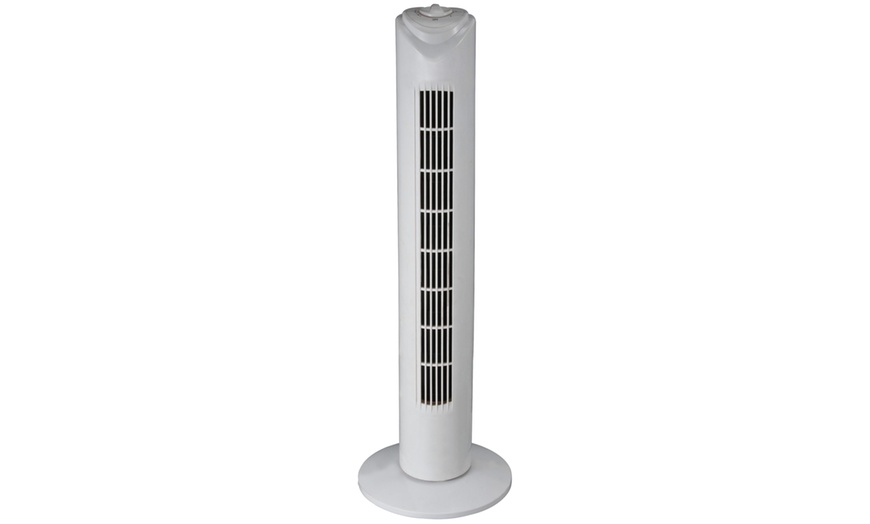 Image 2: Oscillating Tower Fan