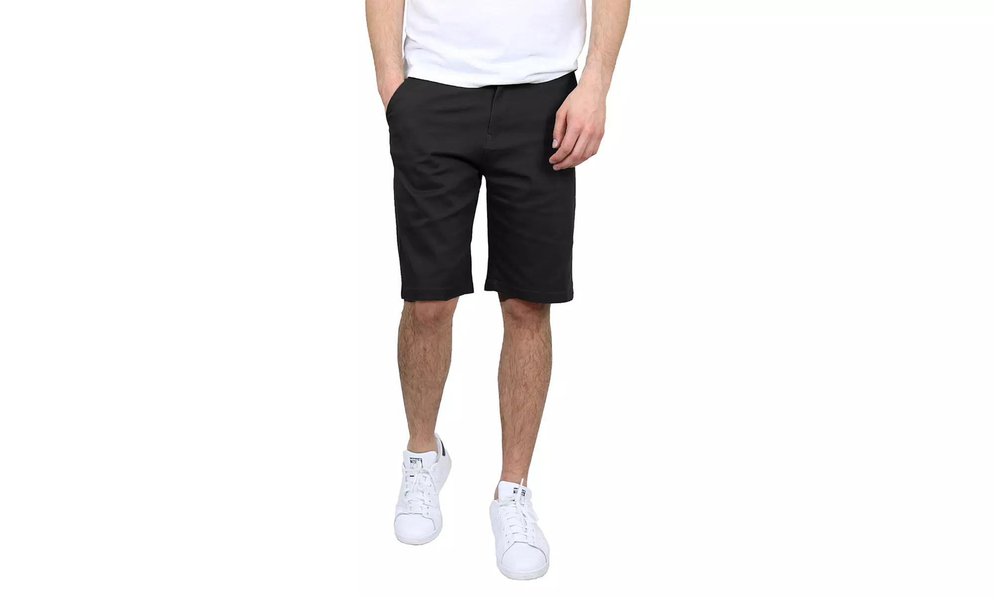 Men's Cotton Stretch Slim Fit Chino Shorts (Sizes, 28-44)