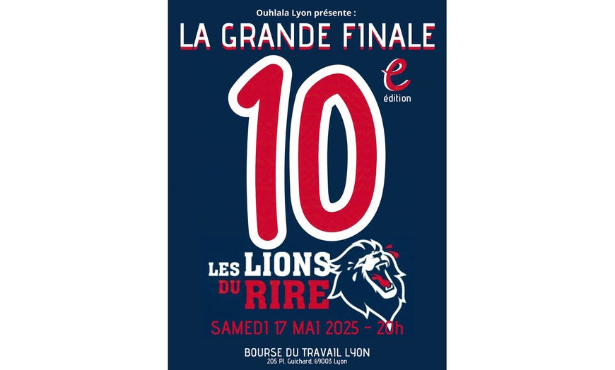 Image 1: 10 ans d'humour : riez à en rugir au Festival Les Lions du Rire