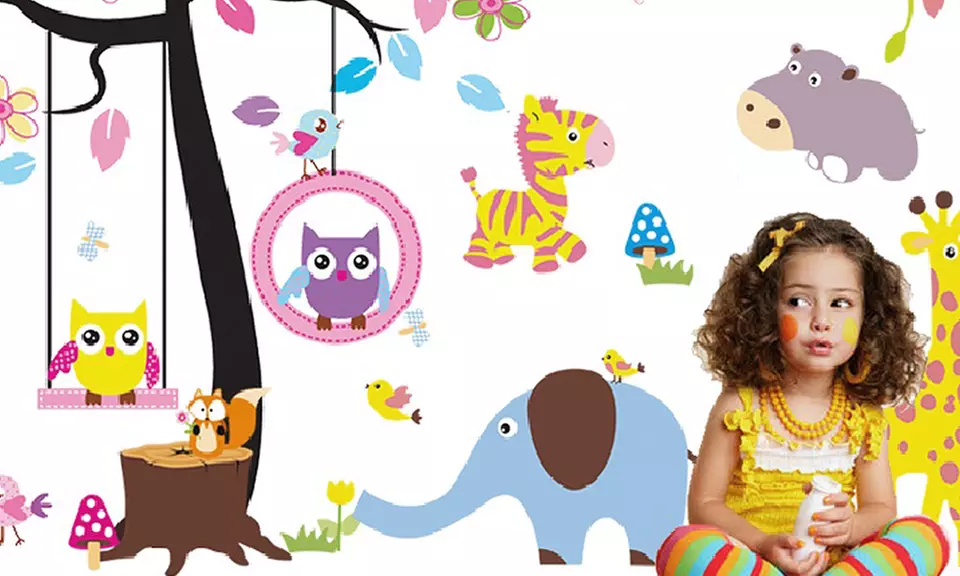 Kids' Wall Mural Stickers - Second Medium