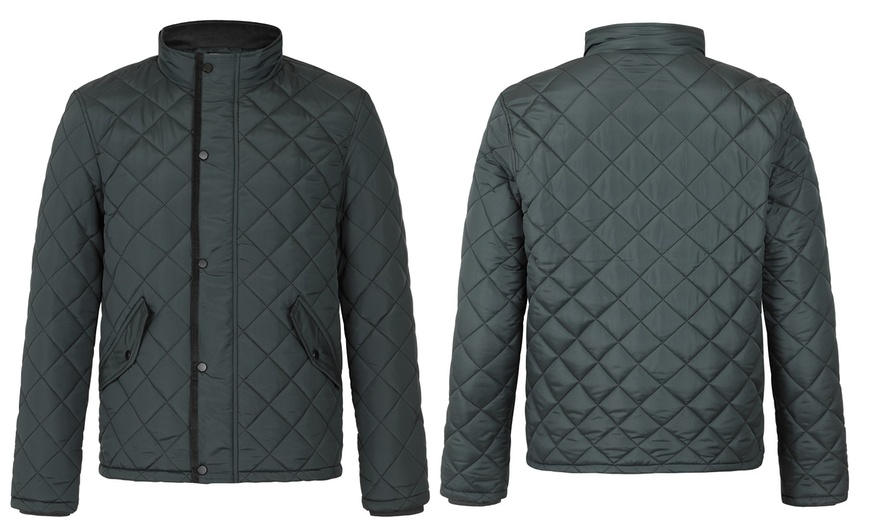 Image 2: Men's Charlie Quilted Jacket