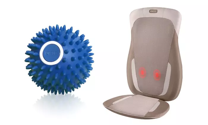 Homedics Heated Shiatsu Massager with Free Accu-Node Body Massager - Primary Image