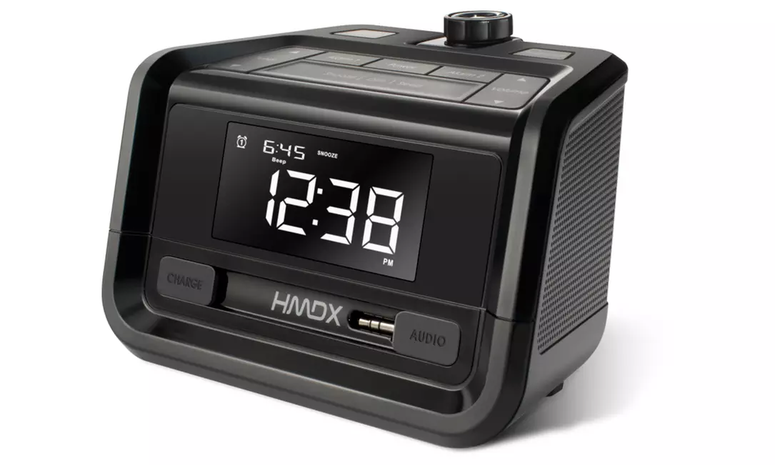 HMDX Sleep Station Projection Alarm Clock with USB Charging Port - Second Medium