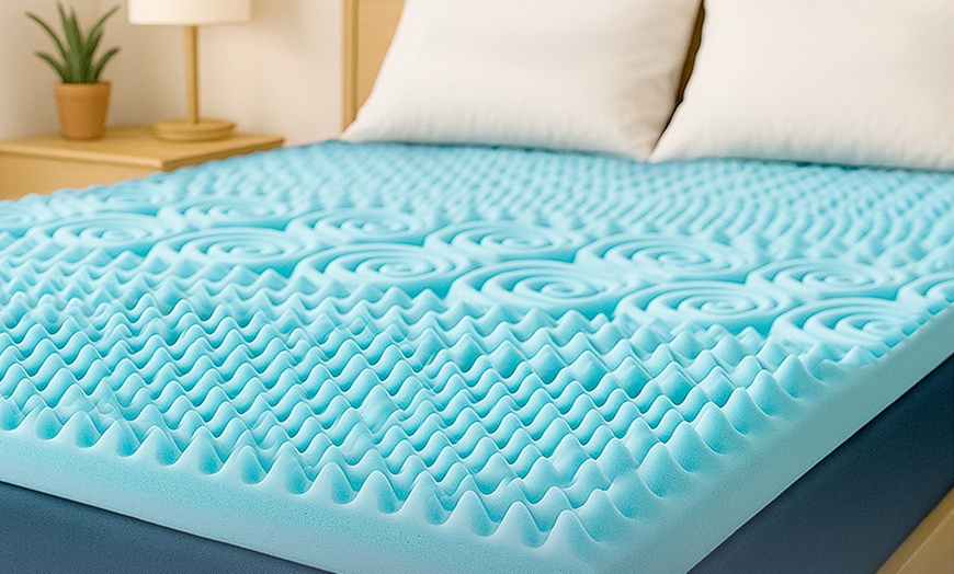 Image 8: Sobrecolchón con 9 zonas diferenciadas