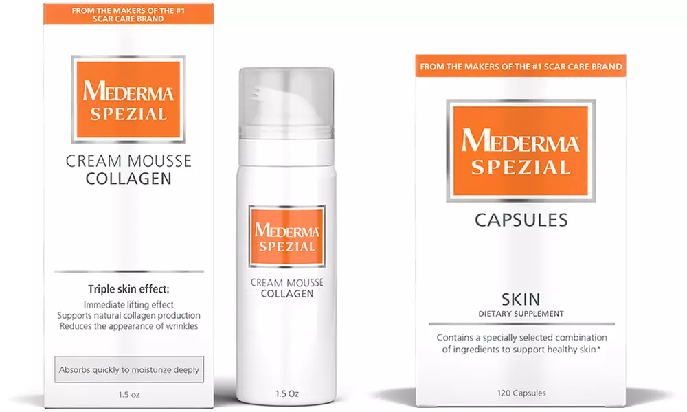 Mederma Spezial Skin Cream Mousse or Capsules Supplement - Primary Image