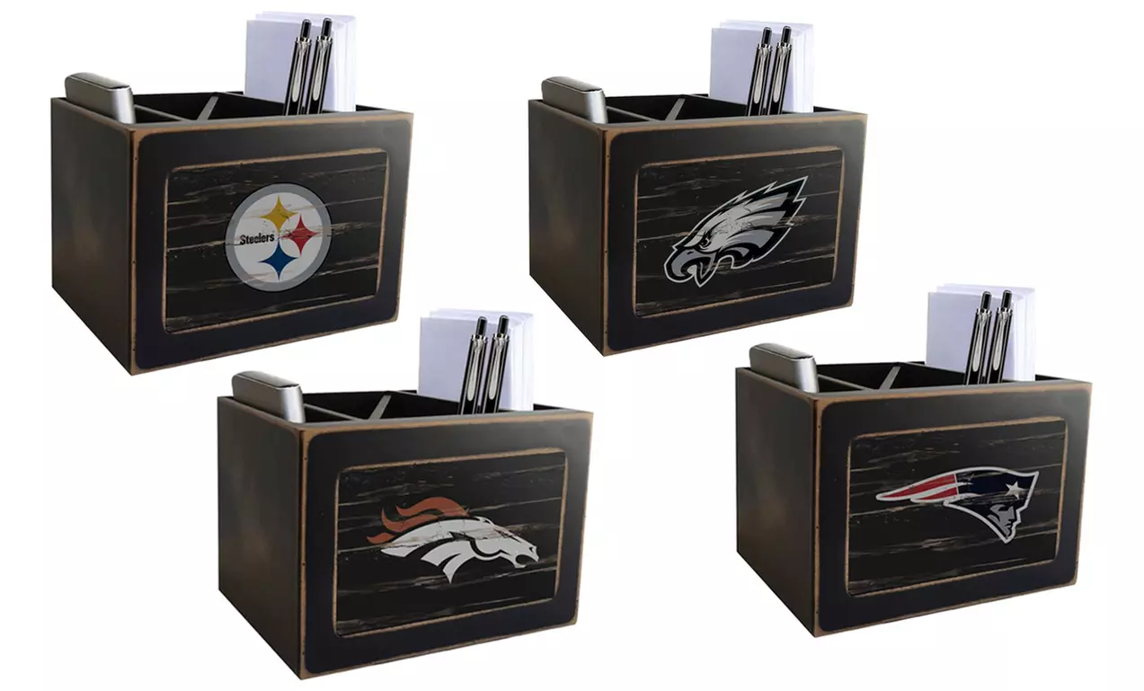 NFL Distressed Desktop Organizer - Primary Image
