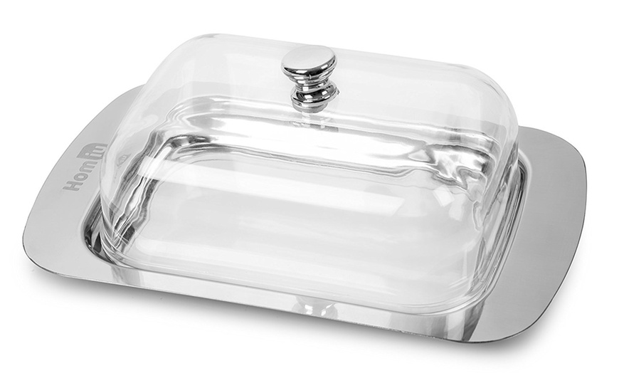 Image 2: Butter Dish with Lid