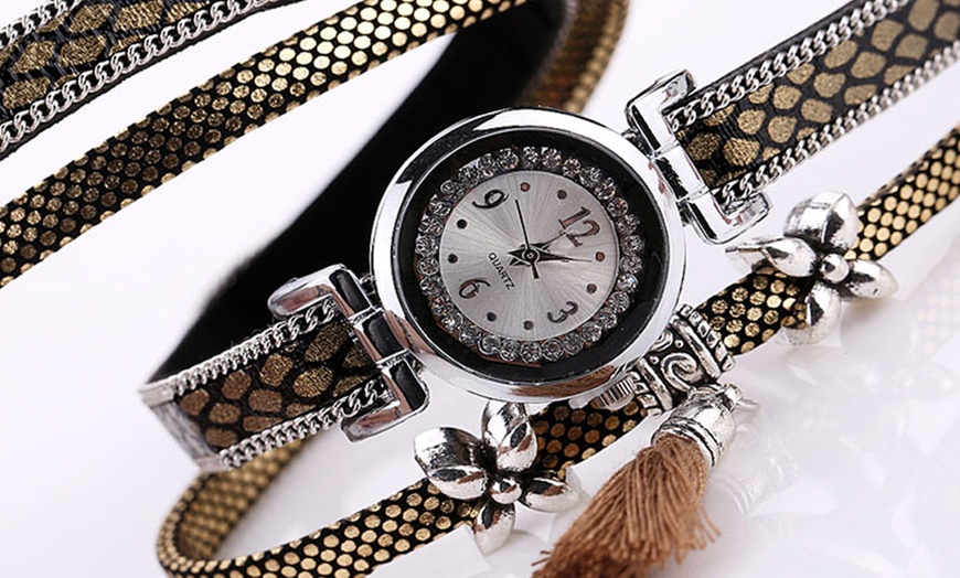 Image 4: Montre Lucy Multi-couche Wrap