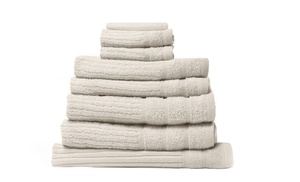 Royal Comfort 100% Cotton Eight Piece Eden Towel Set