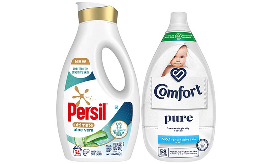 Image 20: Persil Ultimate Washing Liquid Detergent and Comfort Ultimate Care