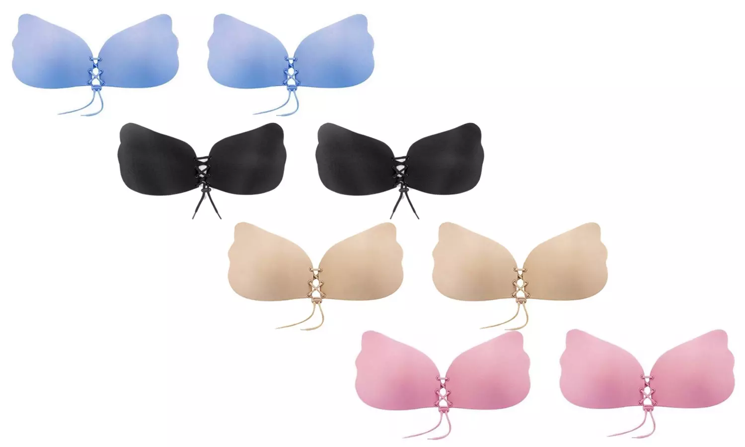 Curve Gal Butterfly Push-Up Bras (4-Pack) - Primary Image