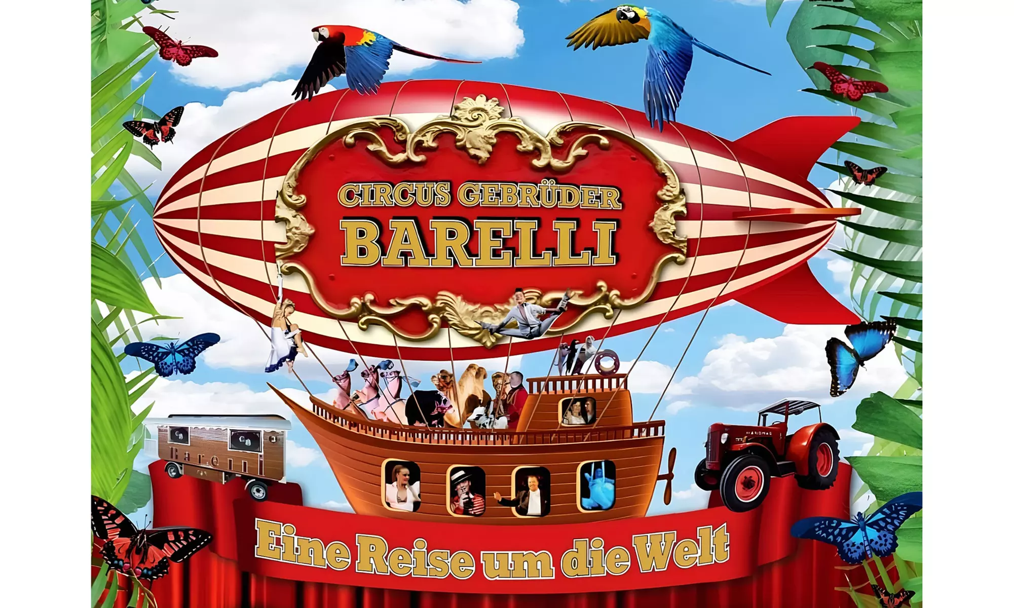 Ticket für „Circus Gebrüder Barelli – Die Reise um die Welt“ ab Mai am Festplatz am Ratsweg (bis zu 33% sparen) - Primary Image