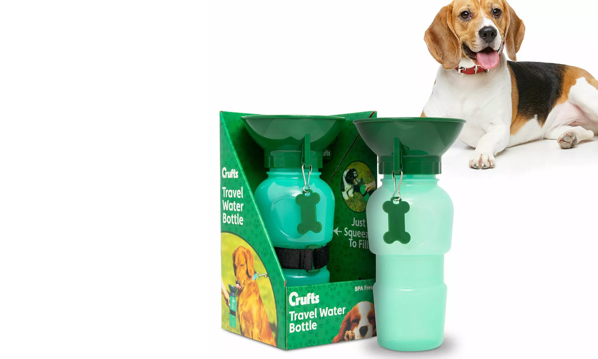 1 ou 2 gourdes de transport pour chien Cruft - Primary Image