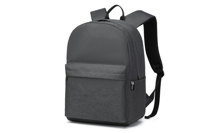 Image 7: Backpack with Padded Shoulder Straps and Padded Back