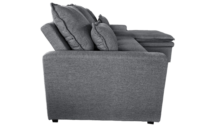 Image 7: Lucca 3 Seater Storage Sofa