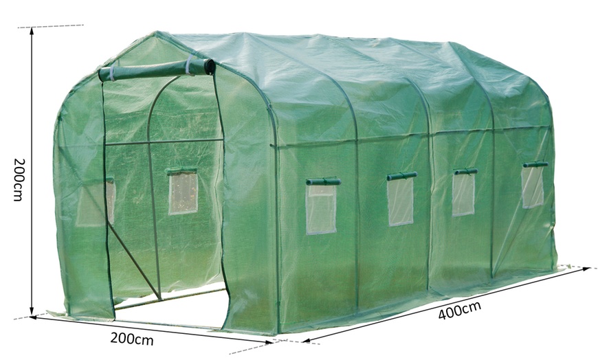 Image 9: Polytunnel Greenhouse