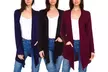 Isaac Liev Women's Lightweight Cardigan with Outside Pockets (3-Pack). Plus Sizes Available. - Image 5