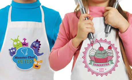 Personalized Kids' Craft and Cooking Aprons from Monogram Online