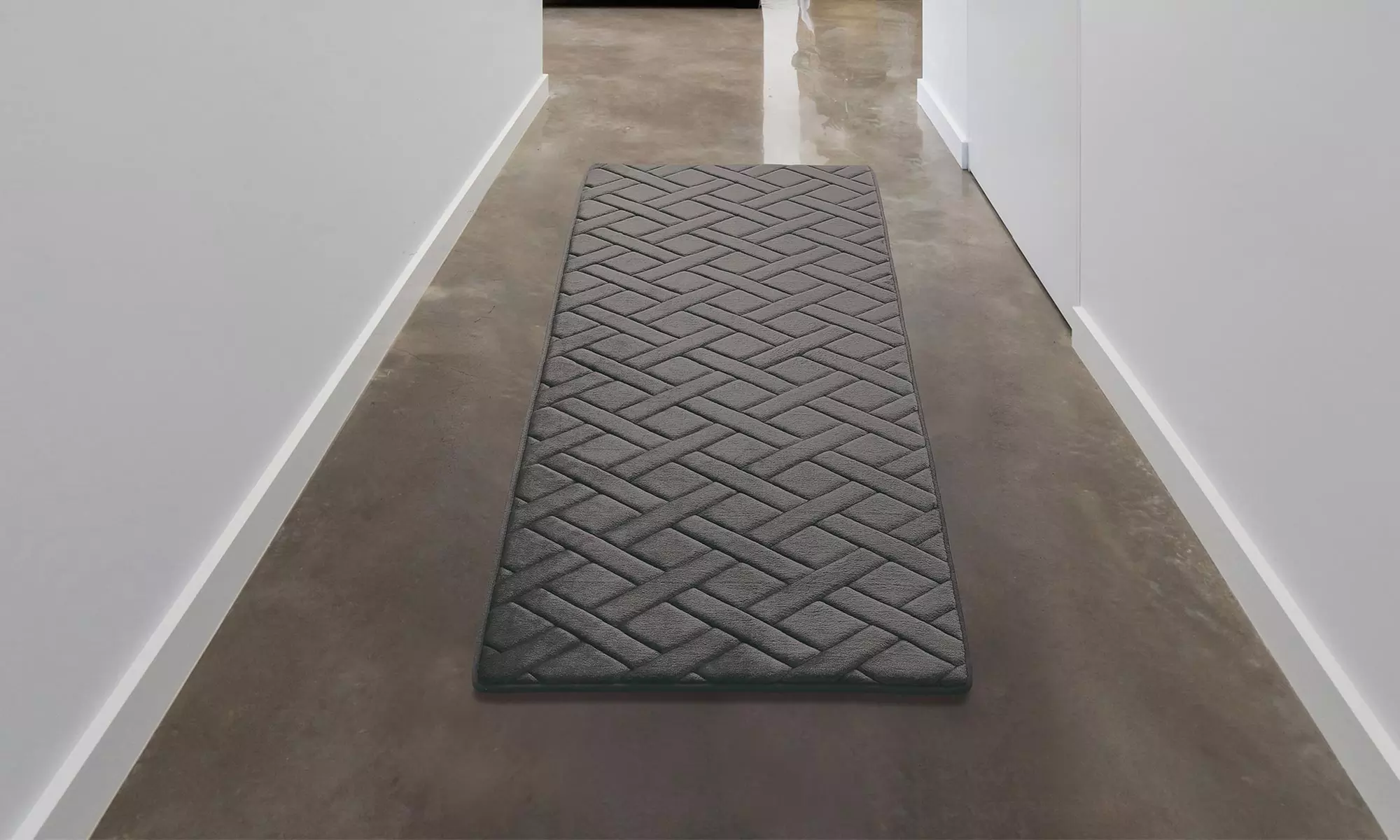 Oversized 24"x60" Memory Foam Bath Rug Runner - Primary Image