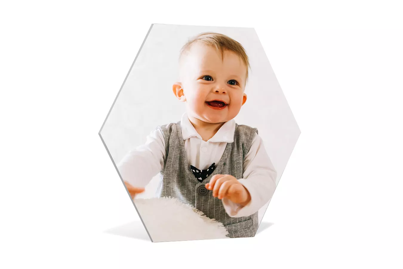 Jouw foto's in hexagon-vorm op forex via Fotoproducten - Second Medium