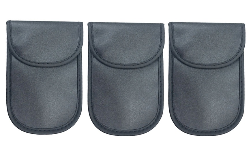 Image 5: Car Key Signal Blocker Pouch