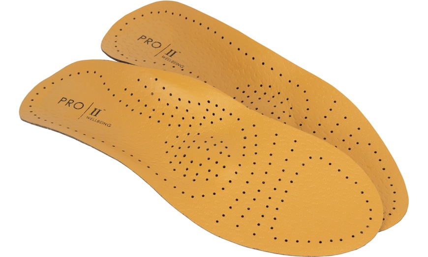 Image 6: Pro 11 Wellbeing Leather Shoe Insoles