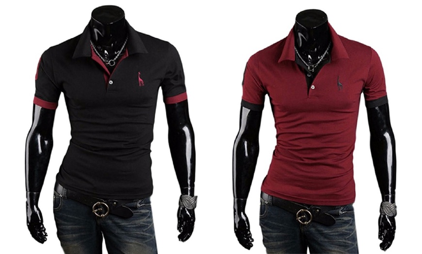 Image 6: Men's Polo T-Shirts