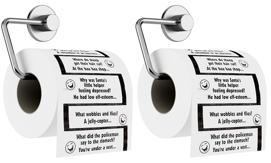 Image 2: Secret Santa Jokes Toilet Roll