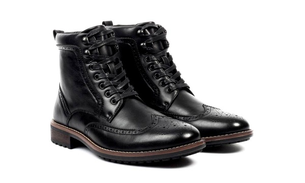 Vincent cavallo men's hot sale combat dress boots