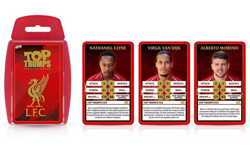 Image 1: Winning Moves Liverpool FC Evergreen Top Trumps