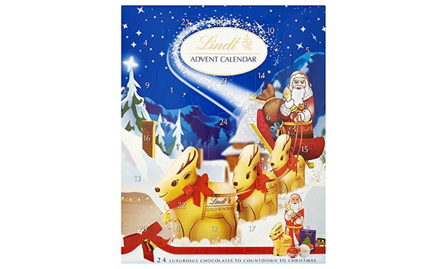 Image 1: Lindt Reindeer Advent Calendar