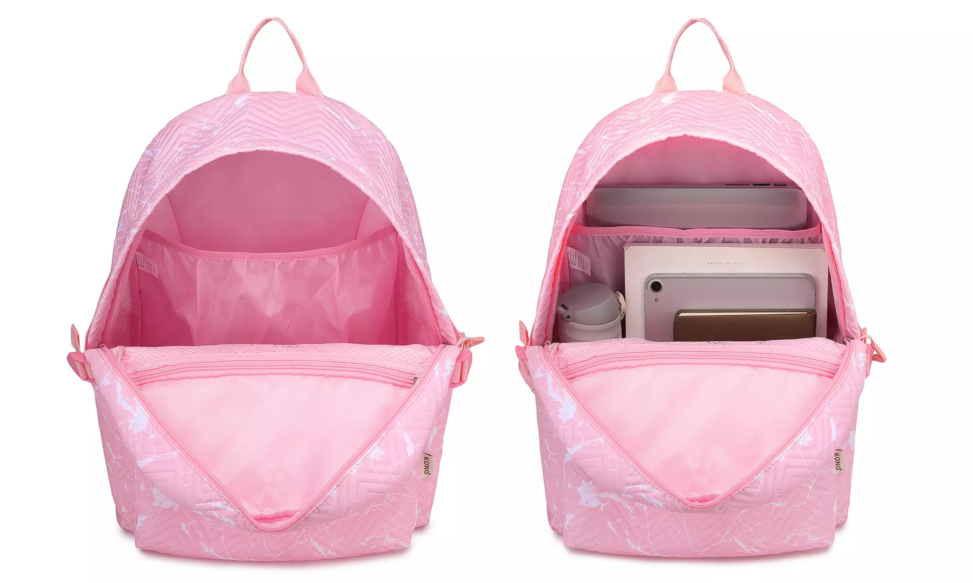 Clearance-KONO 22L Casual School Backpack with a Laptop Compartment