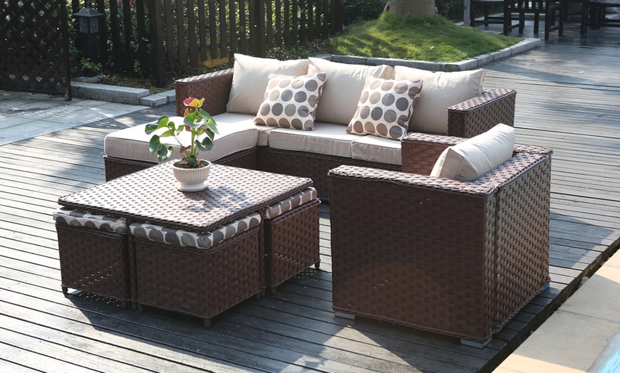 Image 1: Monaco Rattan Sets, Three Colours
