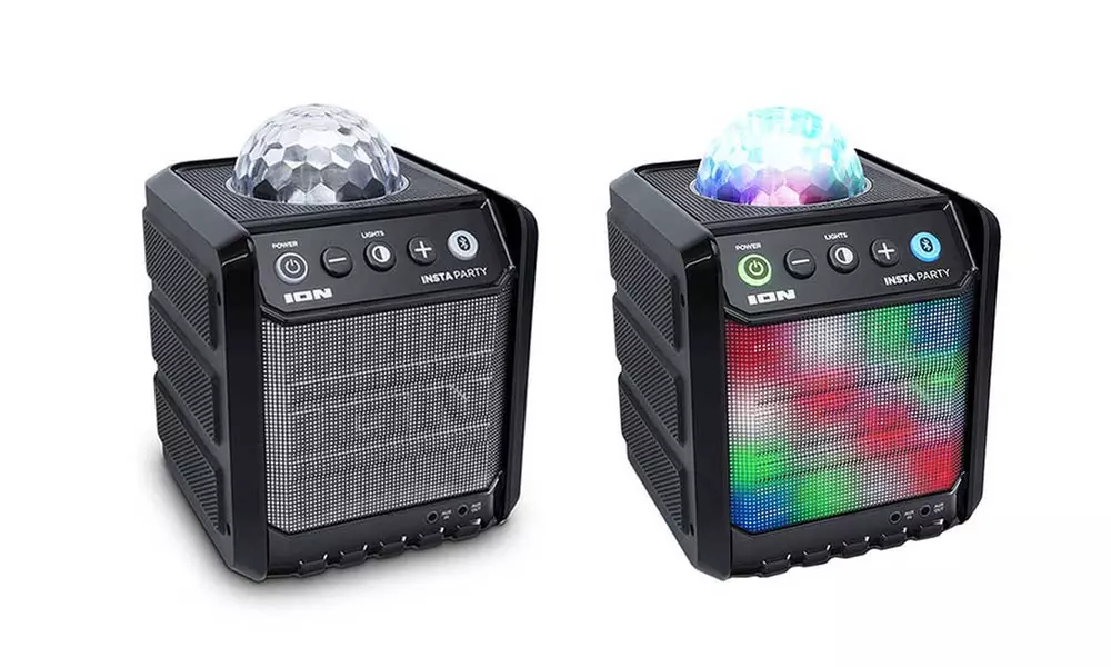 Ion ISP86 Insta Party Portable Wireless Bluetooth Rechargeable Speaker with Disco Party Lights - Primary Image