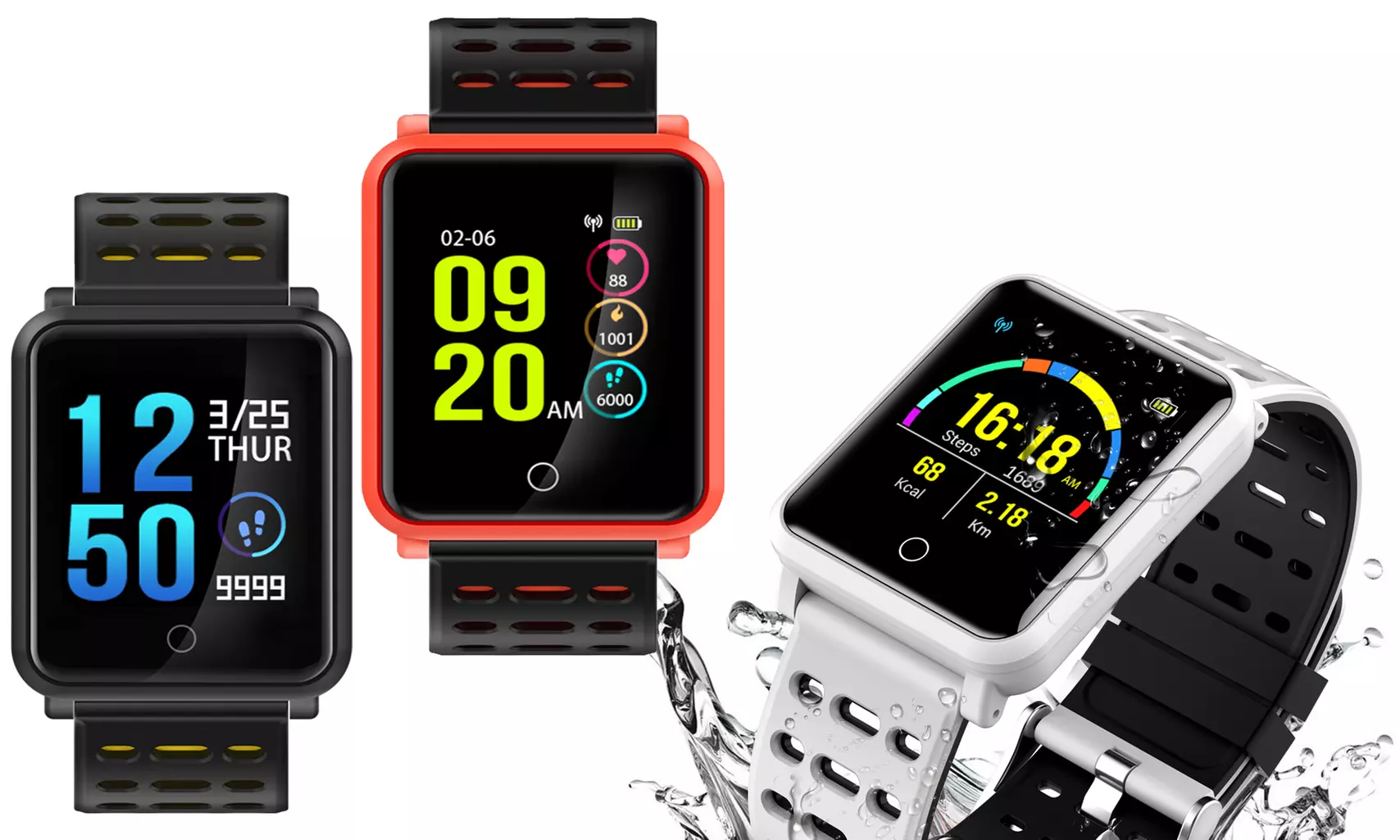 1 ou 2 Smartwatches avec écran couleur OLED - Primary Image