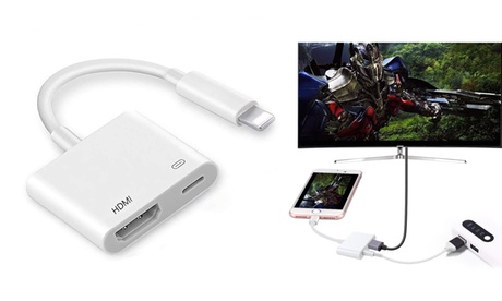 1 o 2 adattatori HDMI compatibile con vari modelli di iPhone e iPad