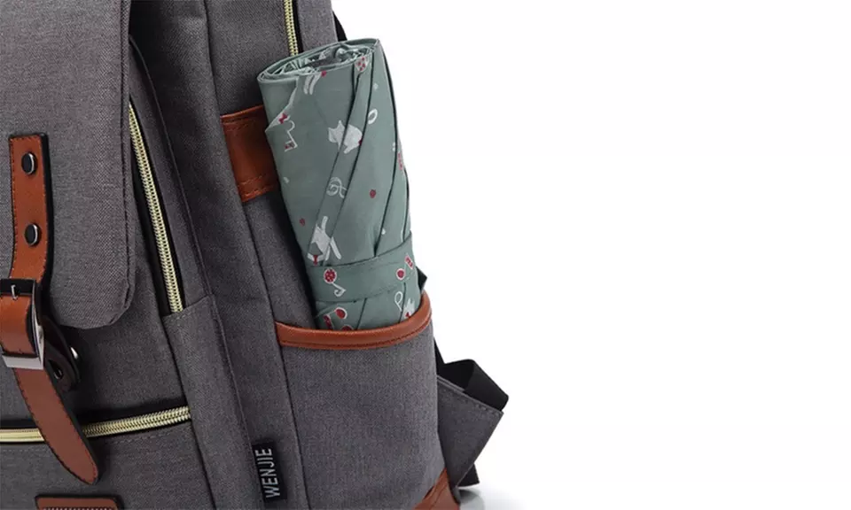 Sac à dos solide style vintage, 3 coloris - Second Medium