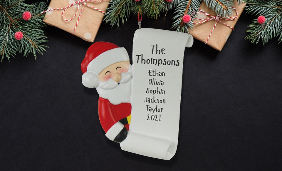 Custom Family Ornaments for a Personalized Holiday Tree