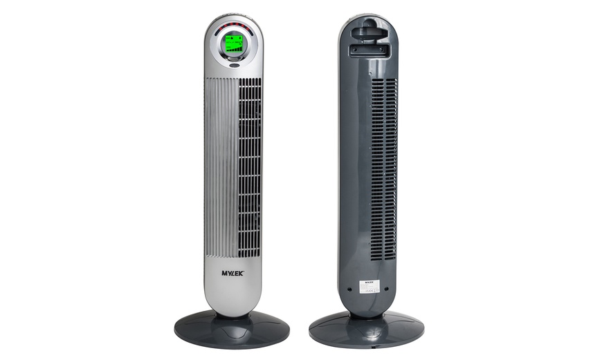 Image 7: Mylek Oscillating Tower Fan