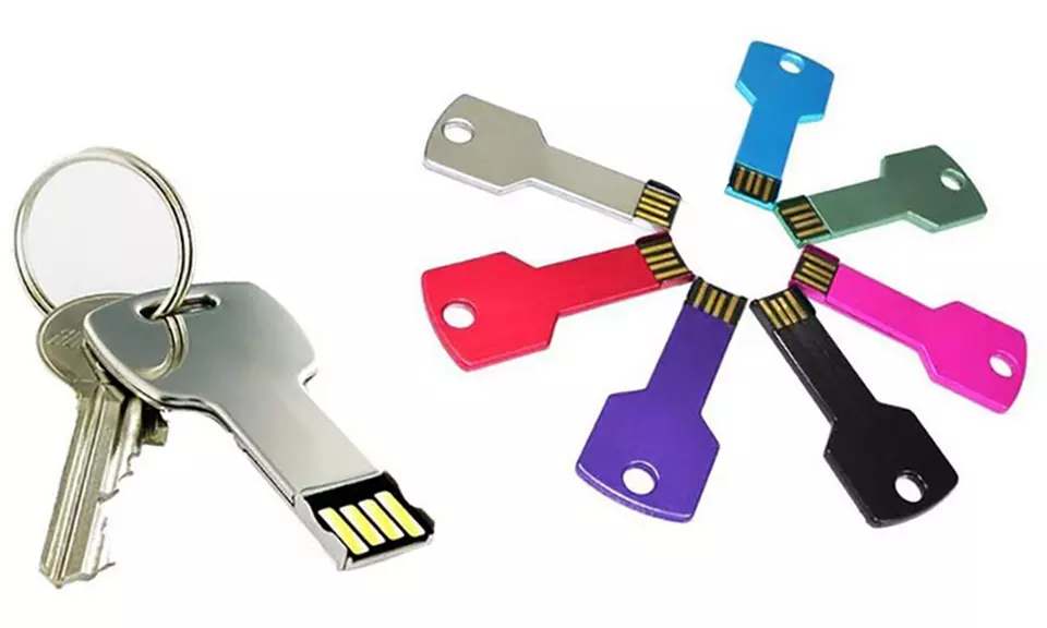 Clé USB 8, 16 ou 32 Go, en forme de clé - Primary Image