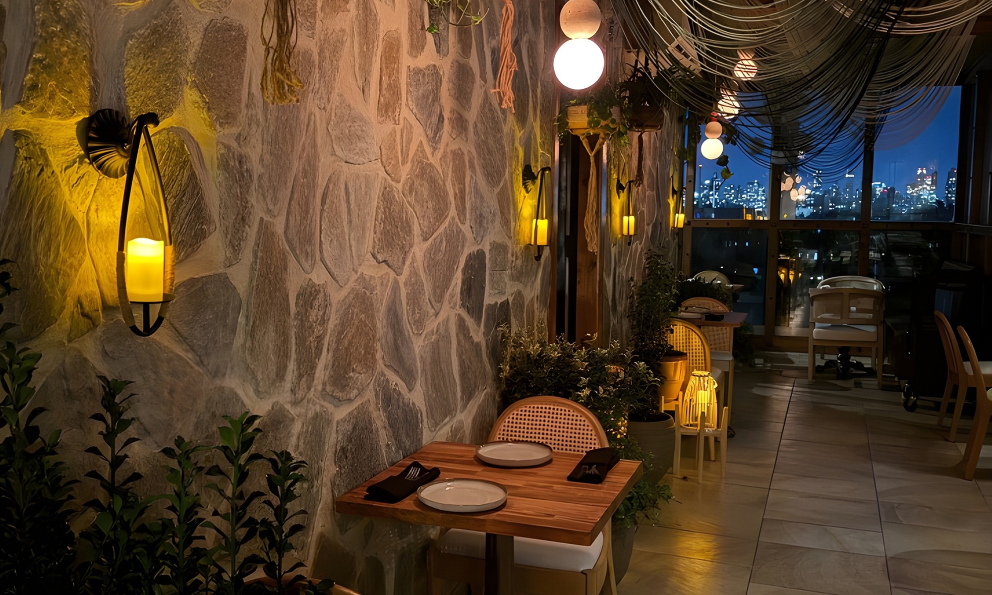 Savor $20, $40, or $60 Towards Mediterranean Dining with Rooftop Views