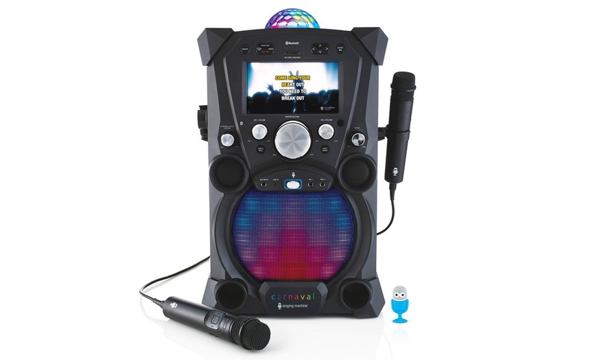 Image 1: Carnaval Portable Karaoke System