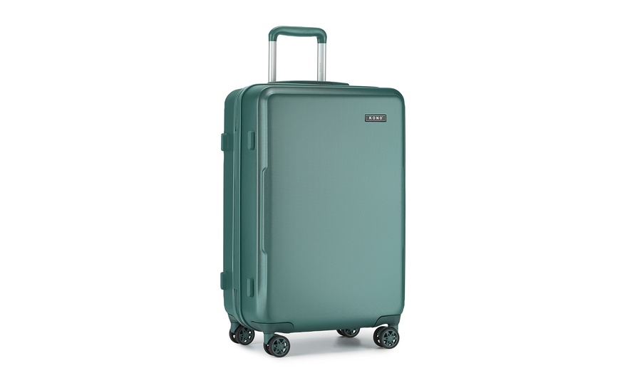 Image 3: One or Three Minimalist Design Hard Shell Luggage Set with TSA Lock 