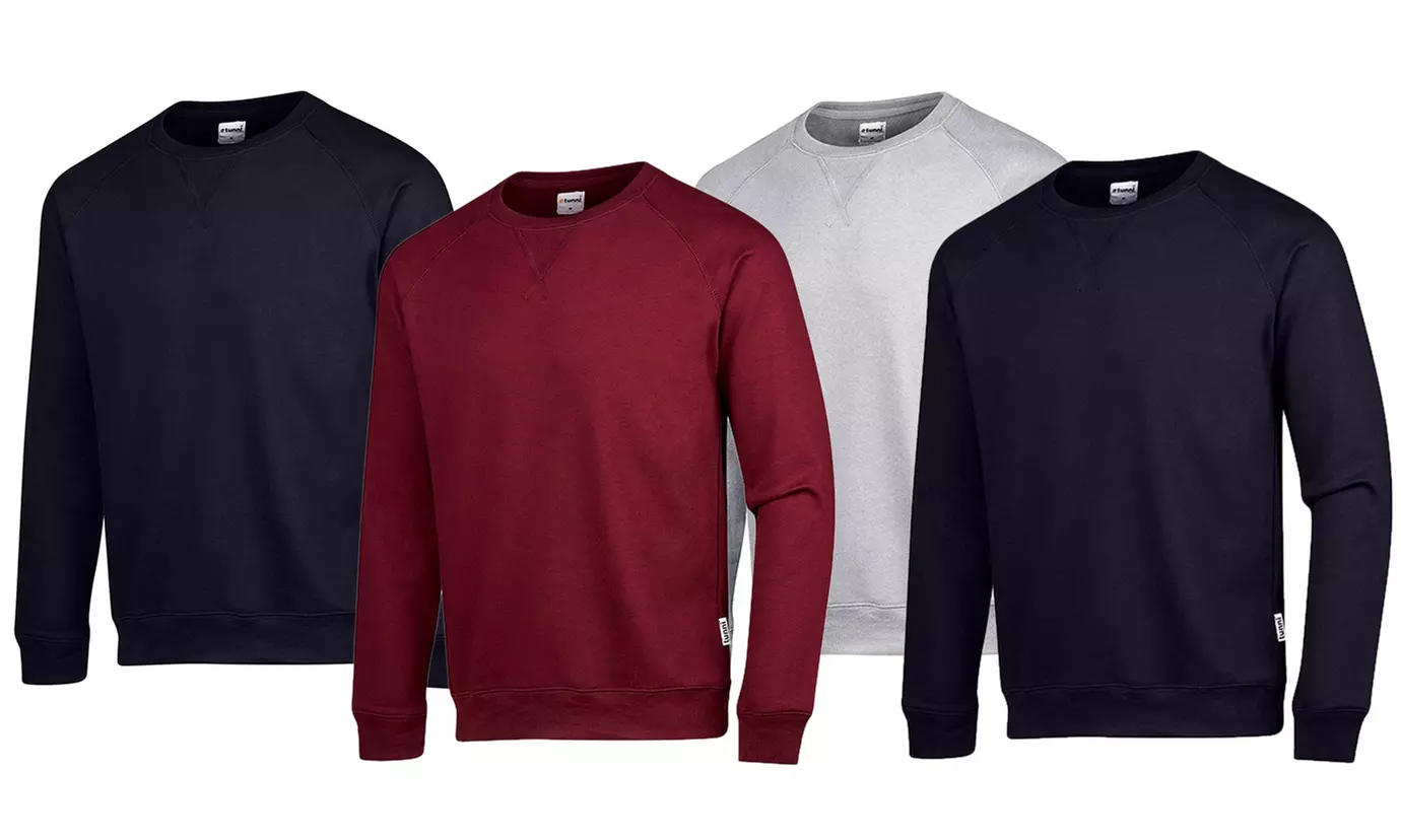 Lot de 2 sweats unis pour homme | Groupon Shopping
