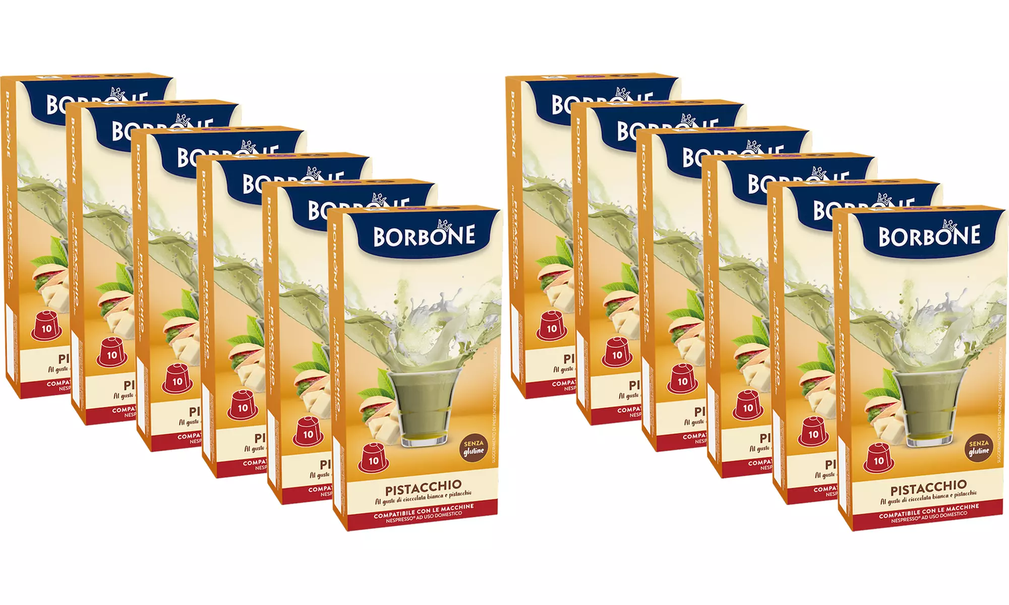 60 o 120 capsule Borbone compatibili con Nespresso