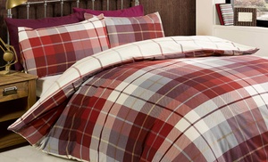 Soft Flannelette Bedding Duvet Set 