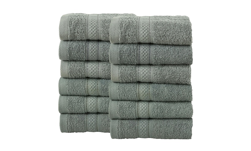 Image 52: 100% Cotton Towel Set